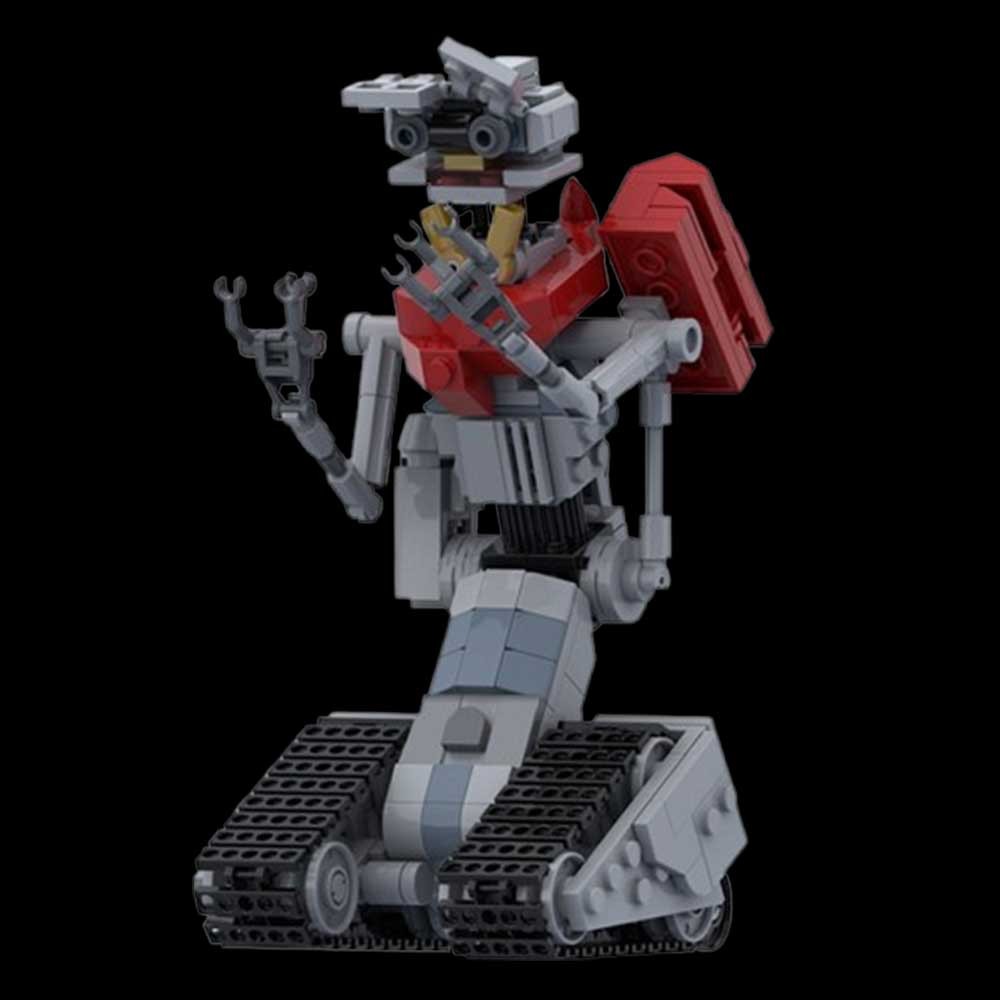 Johnny 5 Robot Building Blocks Set Movie Figure Model Moc Bricks Toy