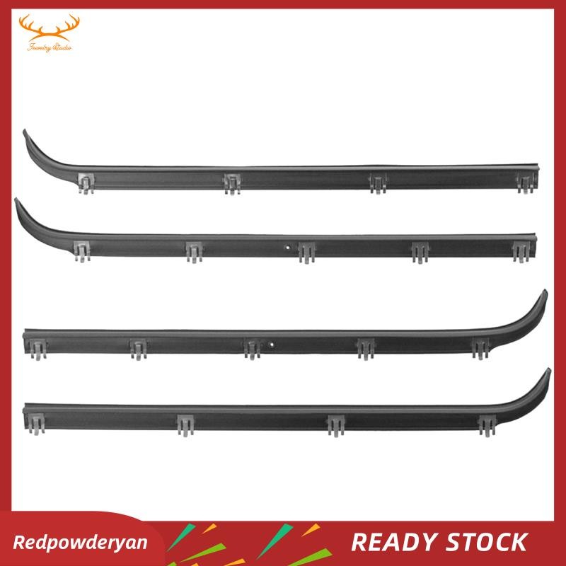 04 F150 Window Switch 4-PC Window Weatherstrip Seal Set For 1987-1997 Ford F150 F250 F350 | Inner & Outer Sweeps 1996 Ford F150 - Foto 6