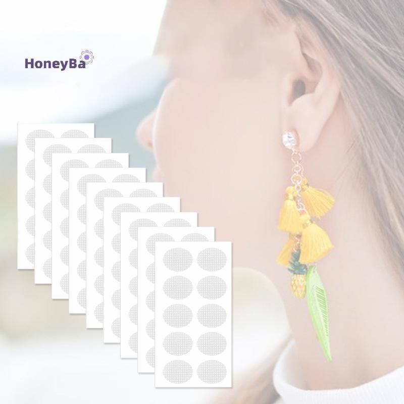 honeybee1 100Pcs Clear Invisible Earlobes Protective Stickers For ...