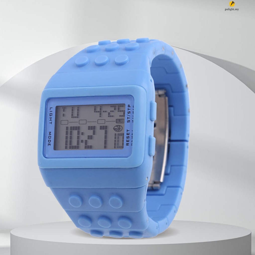 Digital Light Sports Watch LED Luminous Colorful Watches for Outdoor ...
