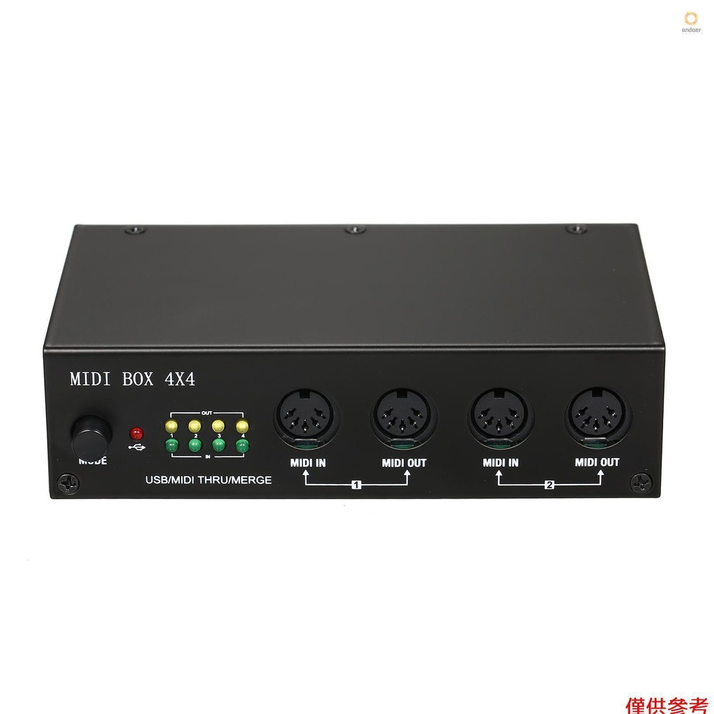 UM4X4 USB MIDI Interface 4 IN /4 Out 64 MIDI Channels 4i/4o + Merge ...