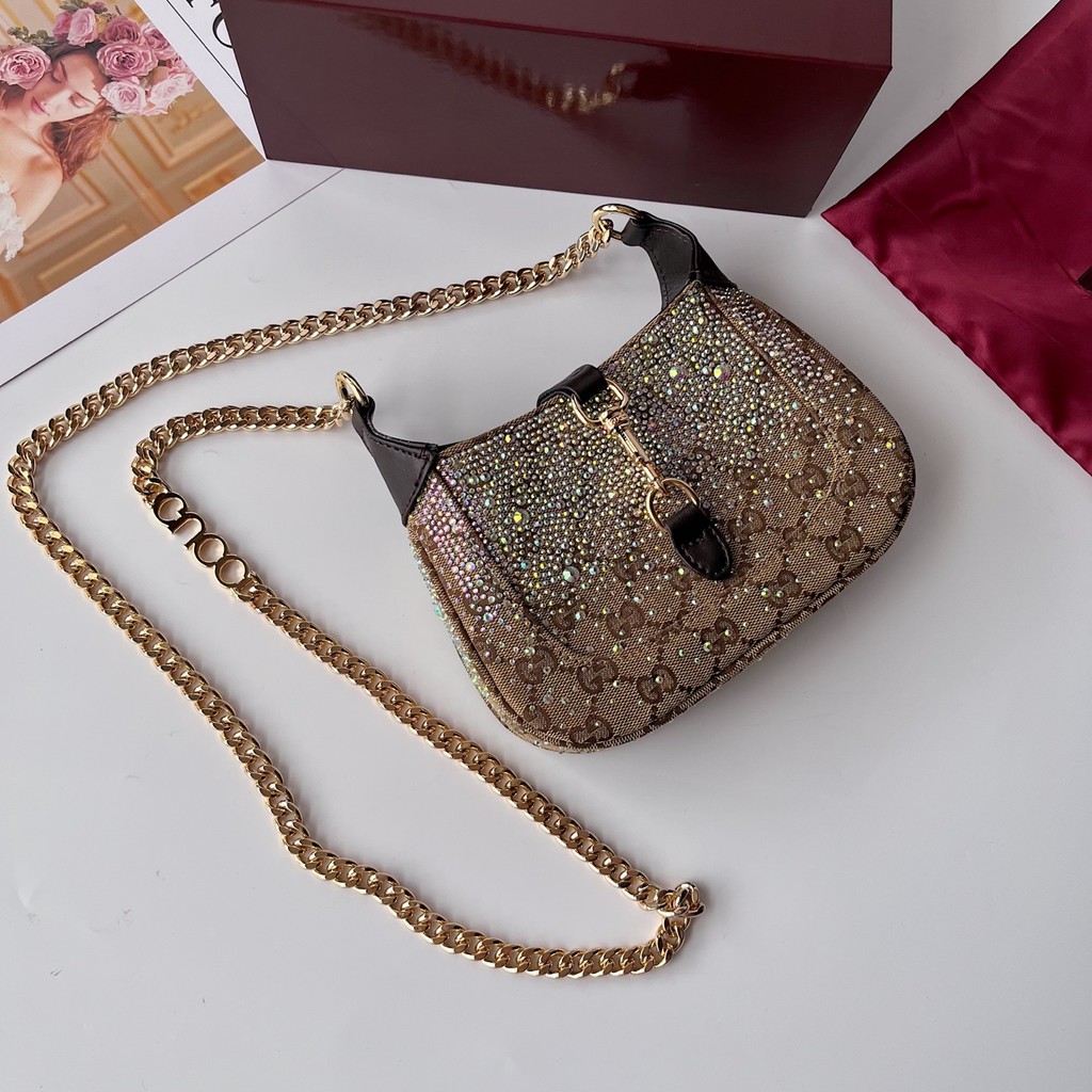 Notte Mini Chain Bag for Women with Diamond Shoulder Bag 782889 ...
