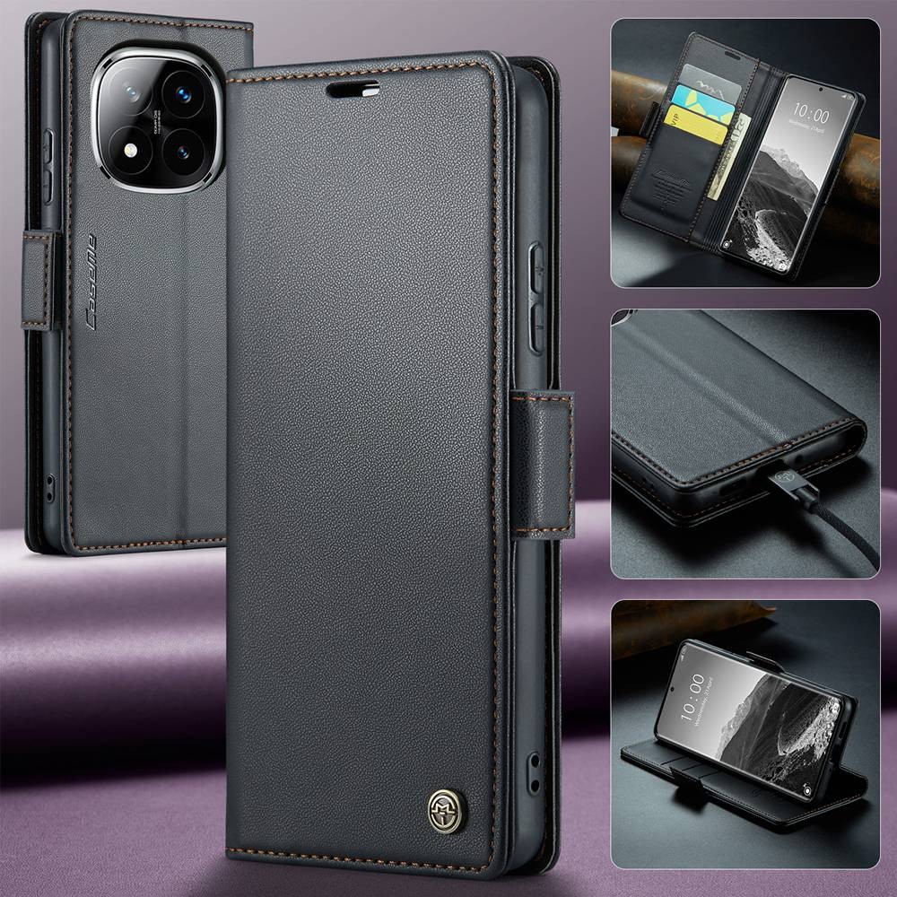 Original Caseme Luxury RFID Blocking PU Leather Casing Redmi Note 14 ...