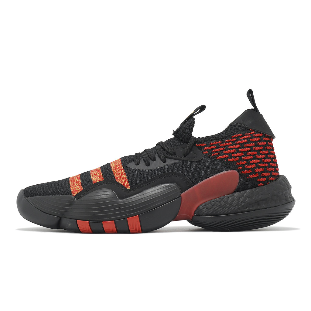 adidas Basketball Shoes Trae Young 2 Men's Black Red Hawks Actual ...