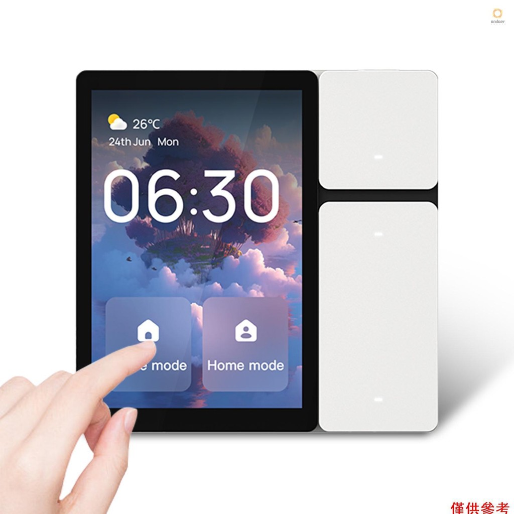 Ado)3.5 Inch Smart Home Control Panel with 3 Gang Relay Touchscreen and ...