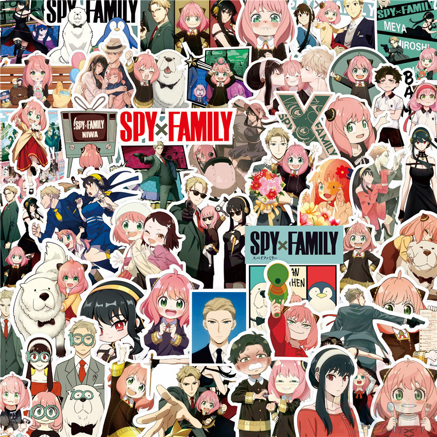 70Pcs/Set SPY×FAMILY Series 02 Stickers DIY Fashion Doodle Decals ...