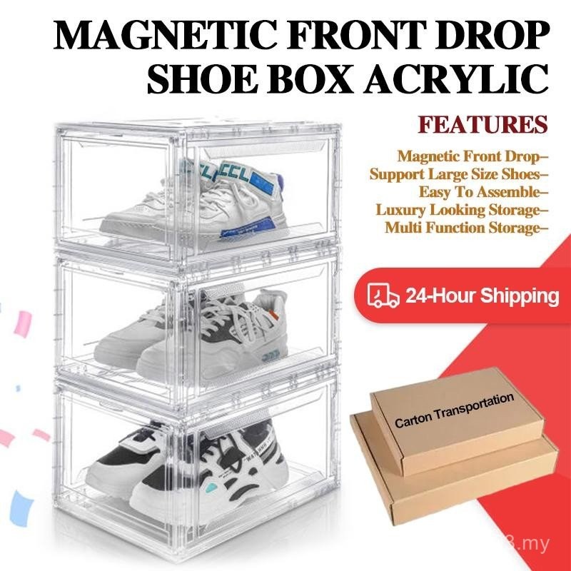 transparent acrylic sneaker shoes rack shoe box cabinet shoe shoe rack ...