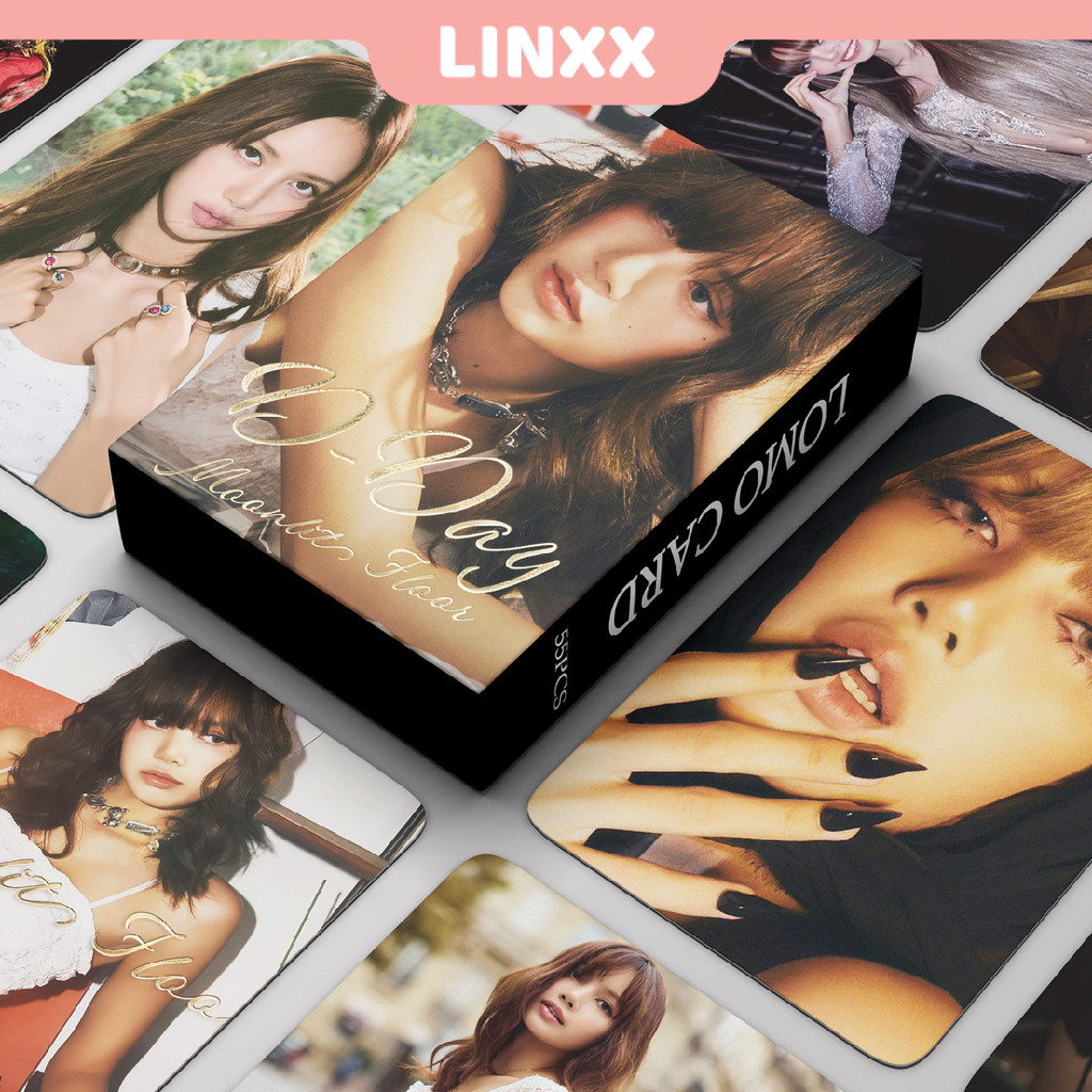 LINXX 55 Pcs BLACKPINK LISA MOONLIGHT Album Lomo Card Kpop Photocards ...