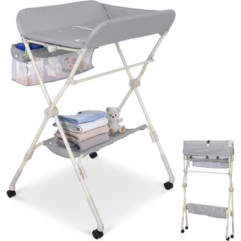 ARTETHYS Baby Changing Table, Baby Changing Unit, Foldable Baby ...