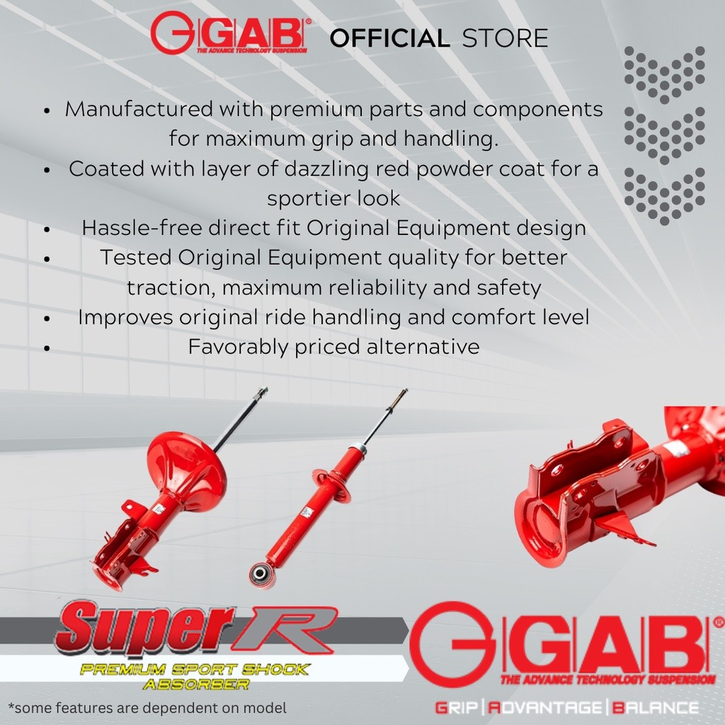GAB Super R Series Honda Accord T2A Premier Absorber HD Heavy Duty ...