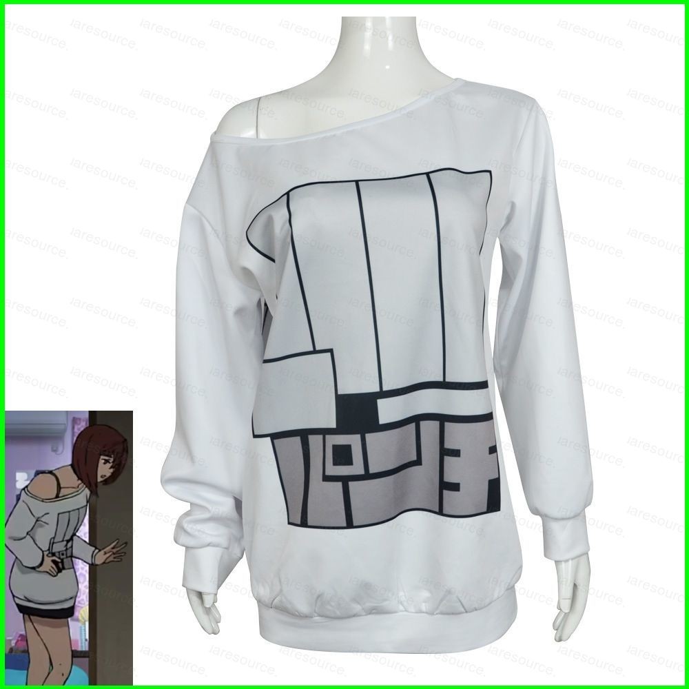 Momo Ayase Cosplay Kostüm - Gelbes Dandadan Sweatshirt Für Halloween