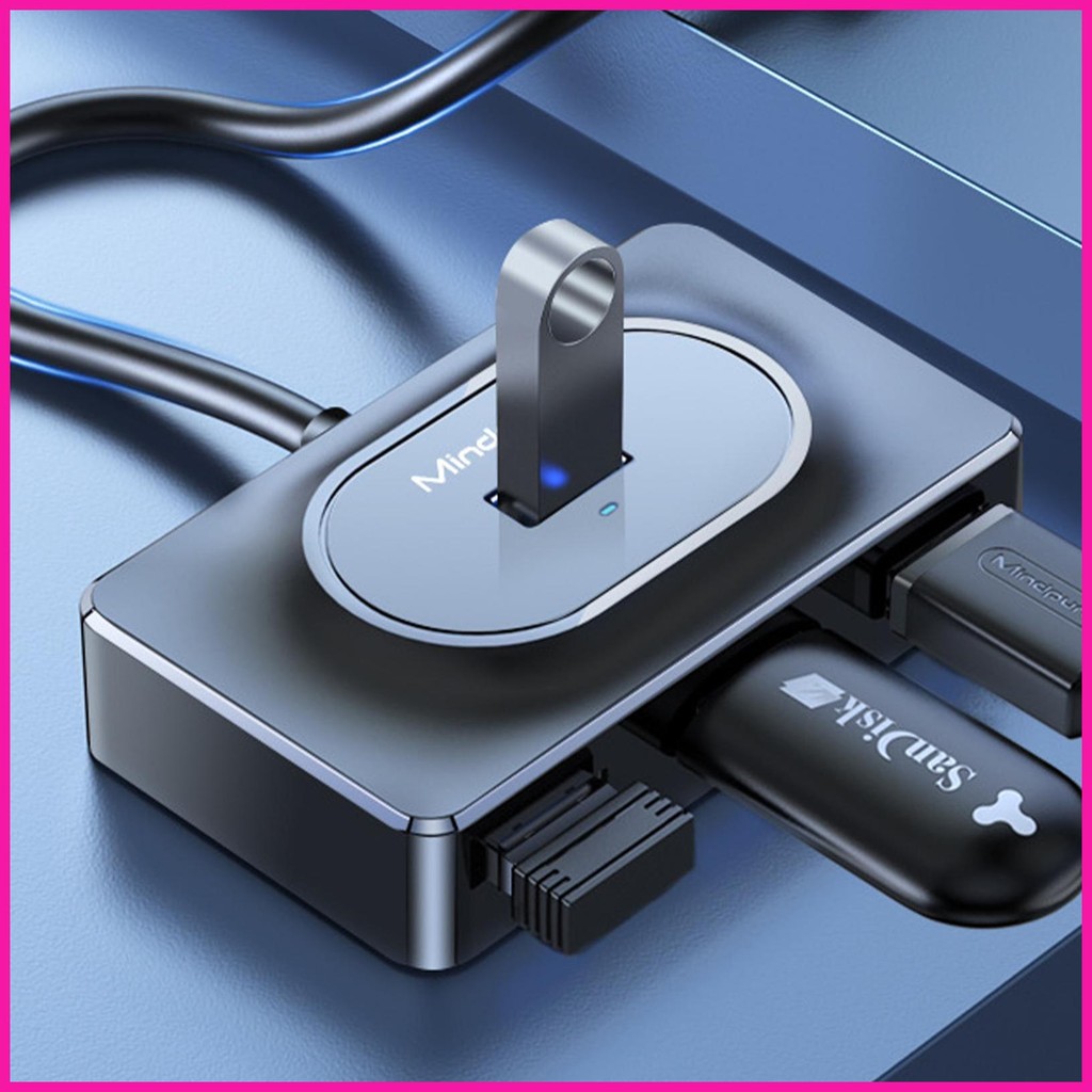 USB Port Splitter Slim USB Splitter with 4 USB Ports Portable USB Hubs ...