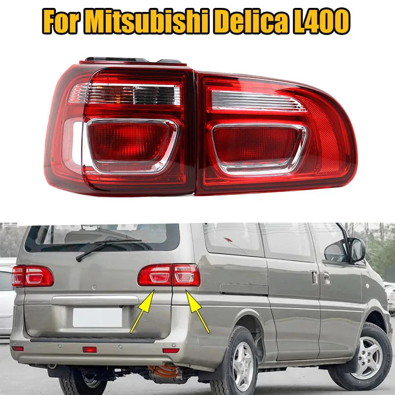 Outer Inner RearTail Light Warning Lamp Tail Lamp With Bulbs Rear ...