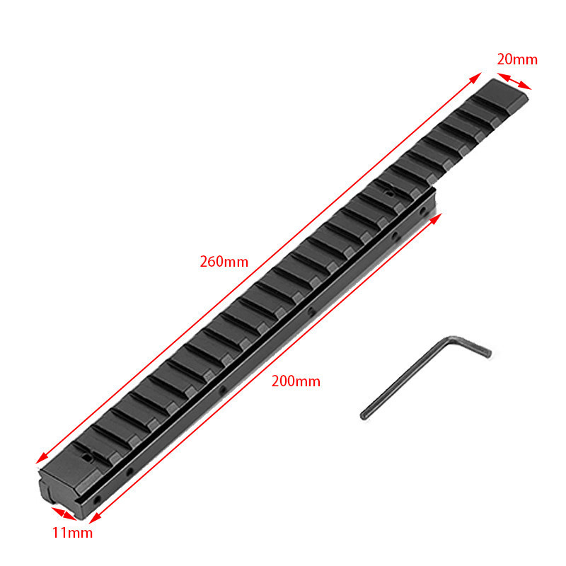 11 to 20mm Guide Rail 11mm to 20mm Heightening Guide Rail 260mm ...