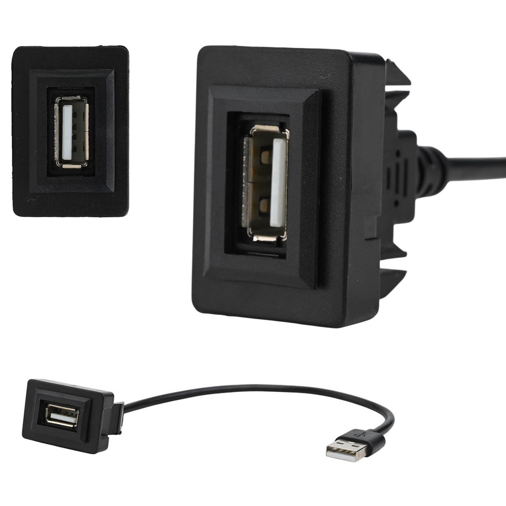 Usb Socket Cable Hassle-free Installation Minimum Cut-out Size Brand 