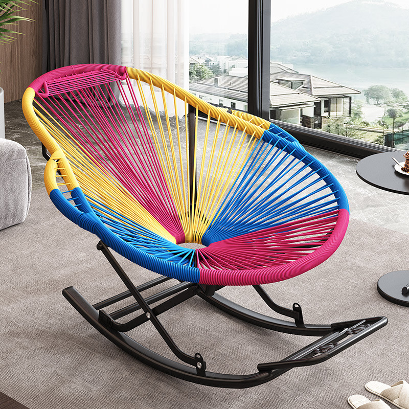 Household Rattan Chair Rocking Chair Rattan Rocking Chair Leisure ...
