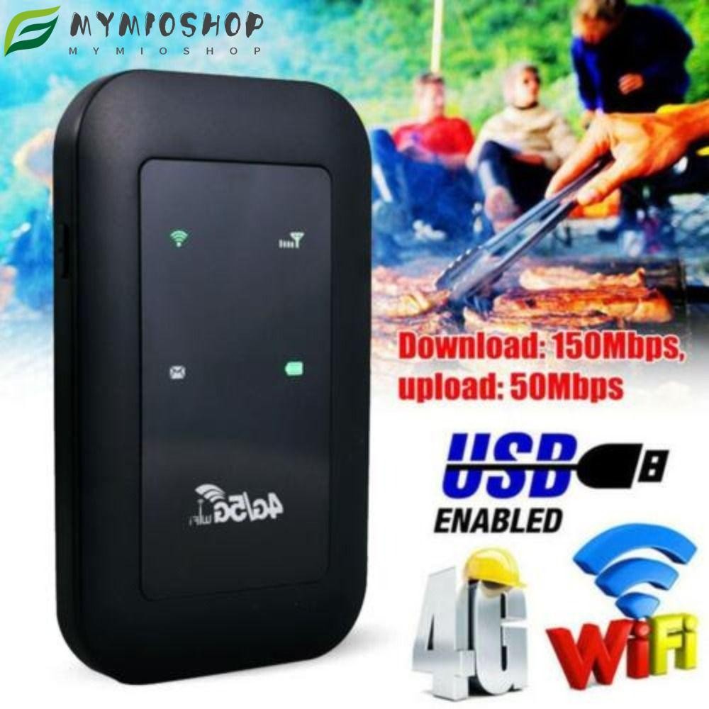 MIOSHOP 4G-LTE Adapter Portable Home Unlocked Mobile Broadband WiFi ...