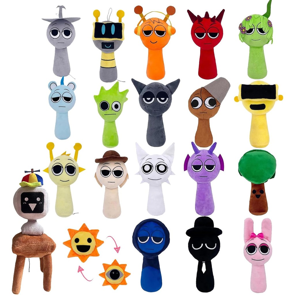 Spunki Plushies, Sprunky Horror Games Plush Toys - 8'' All Collection ...