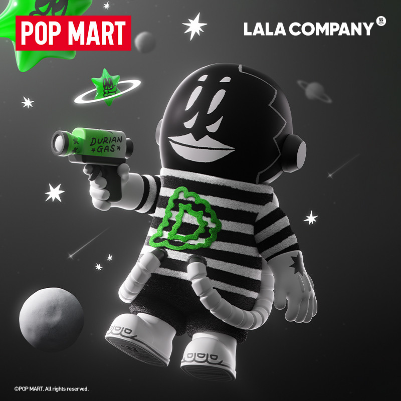 POPMART MEGA SPACE MOLLY 400% LALA COMPANY - Durian Man Now Sealed 