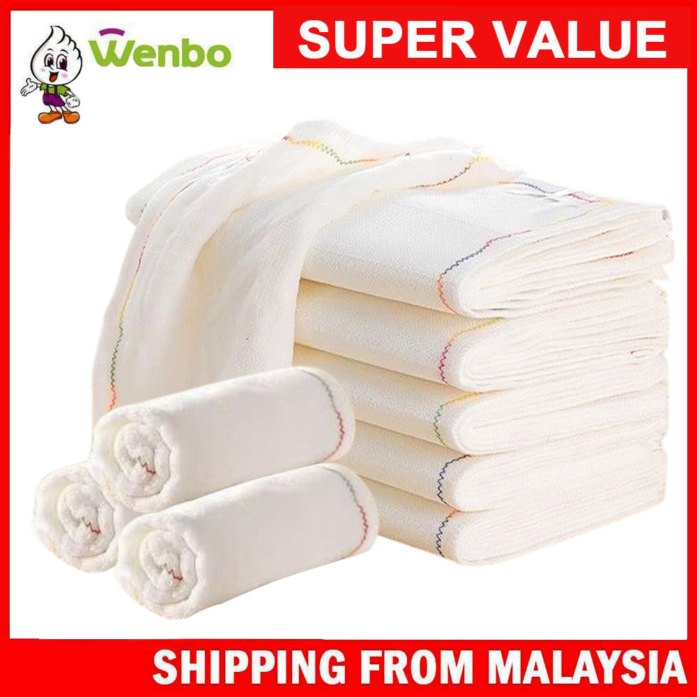 Wenbo Rainbow Oil Wipe Rag Kitchen Soft Cotton Thick Dishcloth High ...