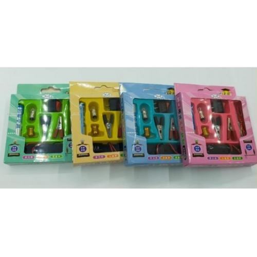 Diy Circuit Conductor Science Experiment kids Lab Bulb &Fan Set ...