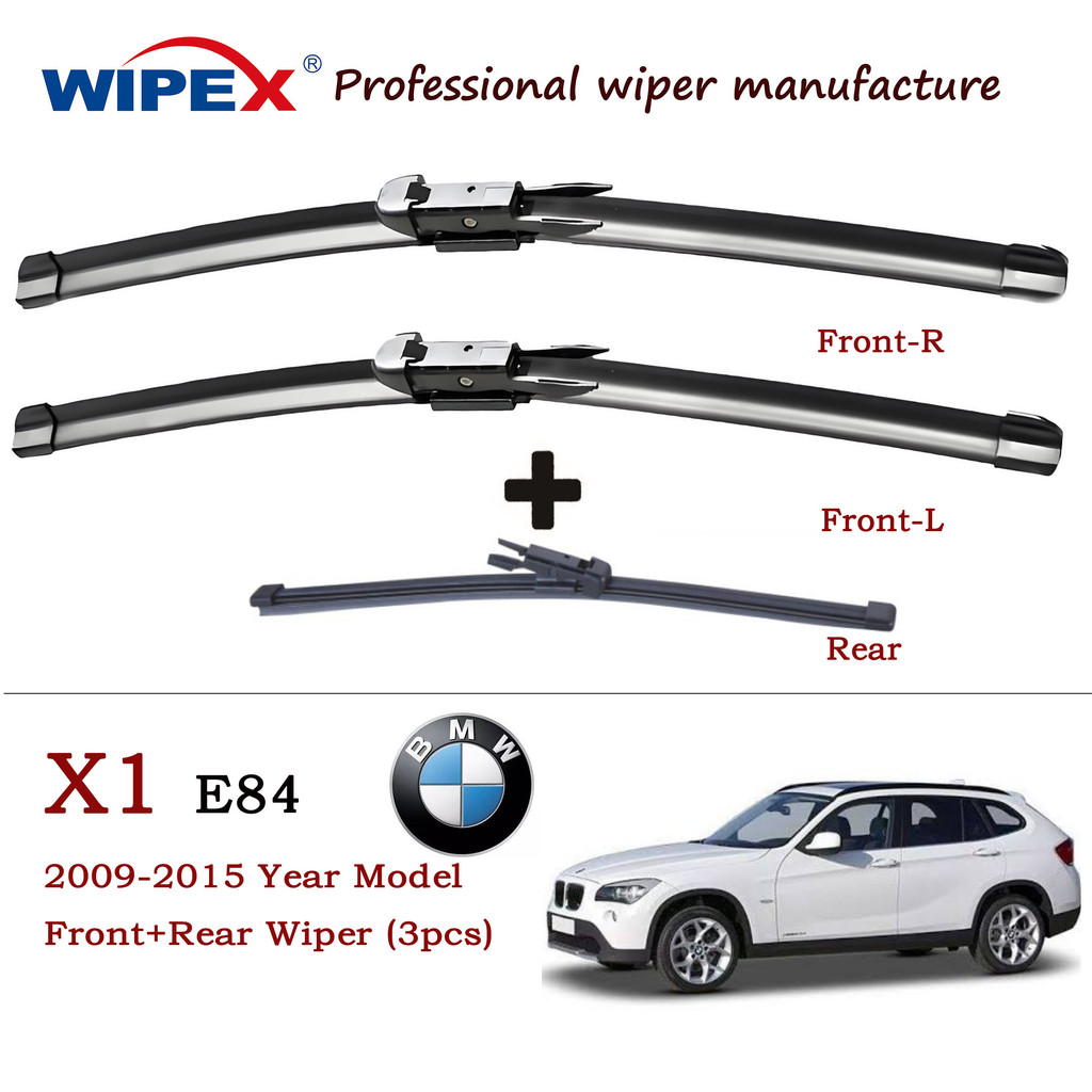 BMW X1 Front and Rear Wiper Blade E84(2009-2015)24+19in BMW Special ...