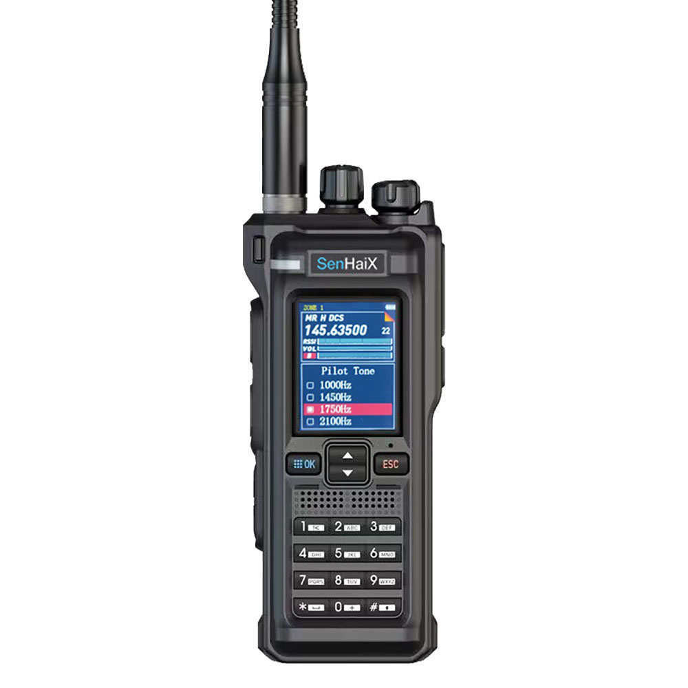SenHaix GT-12 10 Watts FM AM UHF VHF Full Band Two Way Radio with Type ...