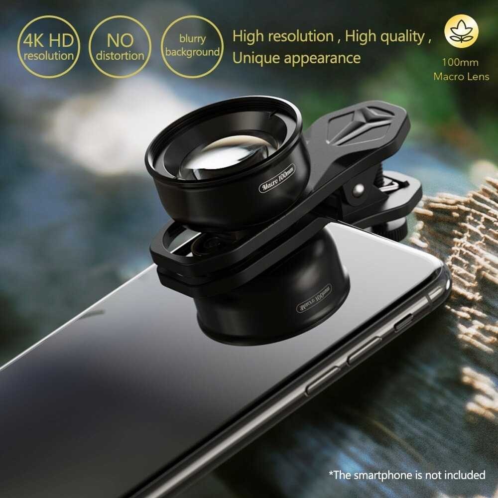 Apexel Universal HD 100mm Macro Lens Smartphone Camera Lens - APL ...