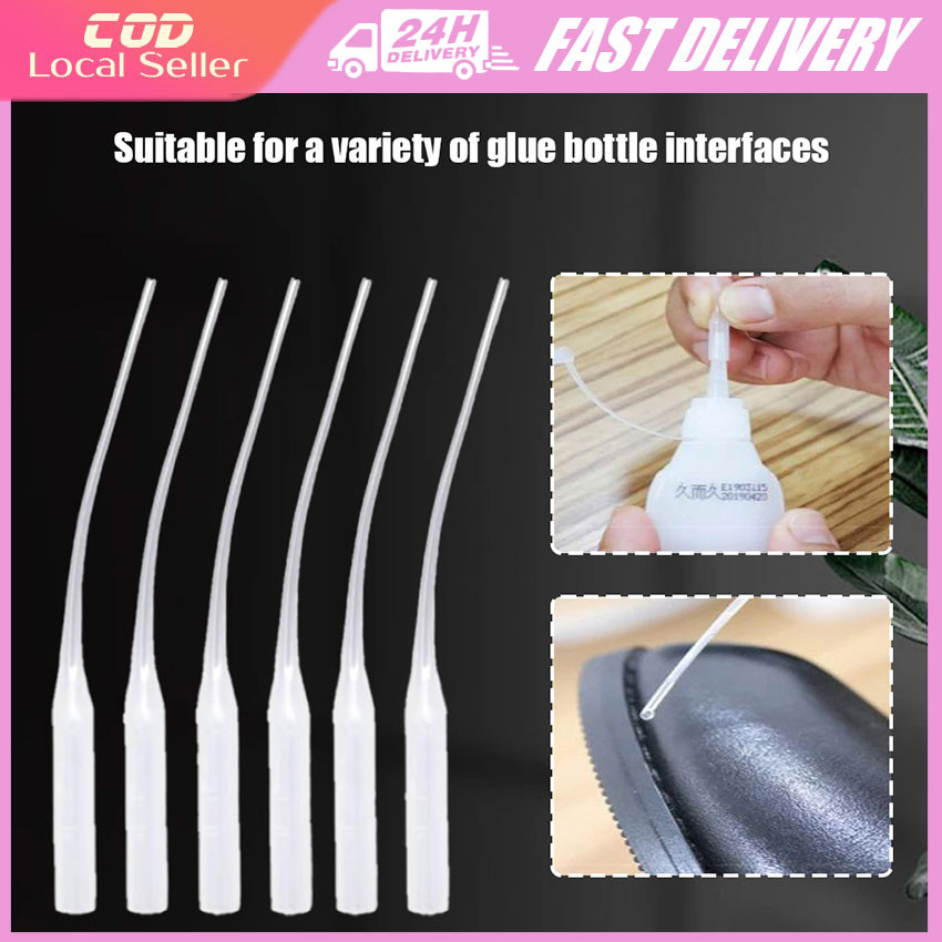 100Pcs Disposable Plastic Glue Micro-Tips Glue Extender Applicator ...