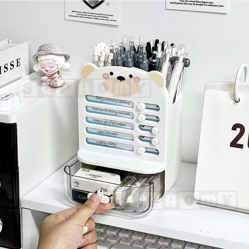 MEMO DAILY PLANNING Checklist Daily Planner Multifunctional Plastic Pen 