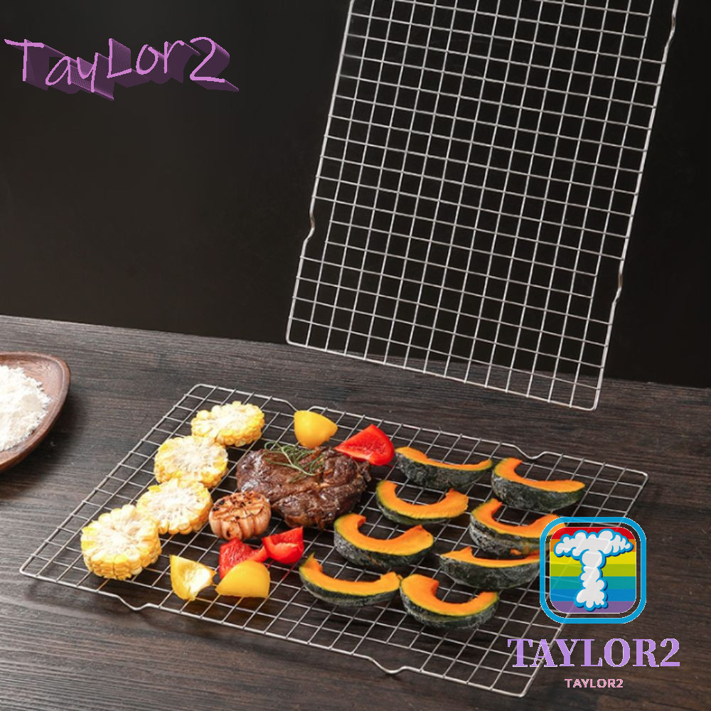 ATAYLOR Food Drying Rack, High Feet Silver Baking Cooling Rack, Baking ...