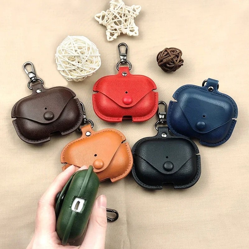 Coffee Simple With Keychain Retro Case for AirPods Pro3 4 ANC PU ...