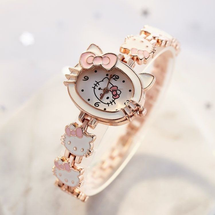 Cartoon watch, French niche girl watch, good-looking girl student gift ...