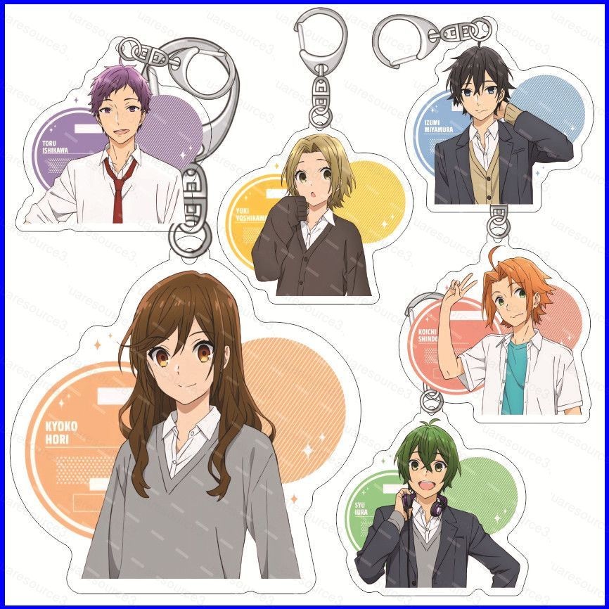 SQ3 Horimiya: The Missing Pieces Keychain Anime Keyring Acrylic Cute ...