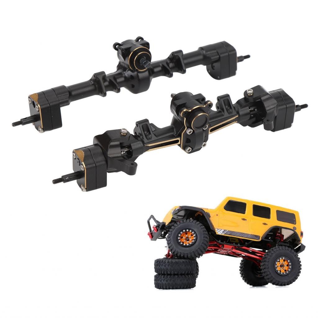 RC Car Front Rear Axles Upgrade Part Rustproof Brass Axle for SCX24 ...