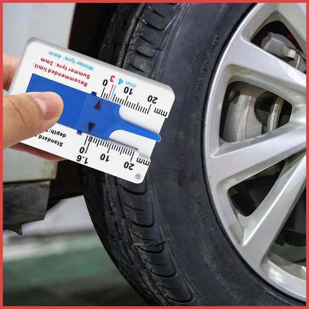 Tire Depth Ruler Tire Tread Depth Measuring Ruler 0mm to 20mm Depth ...