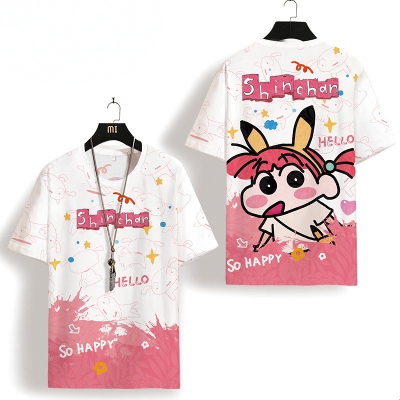 2024 New Style 3D Printed Crayon Shin-Chan Pattern Unisex Street Wear T ...