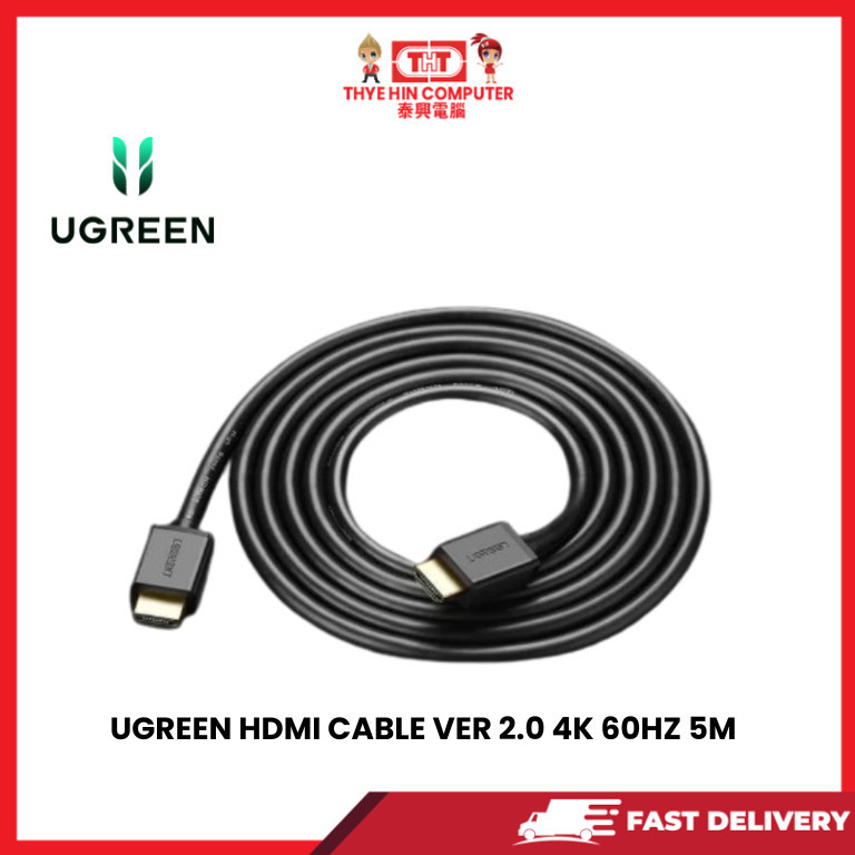 UGREEN HDMI CABLE VER 2.0 4K 60HZ 5M | Shopee Malaysia