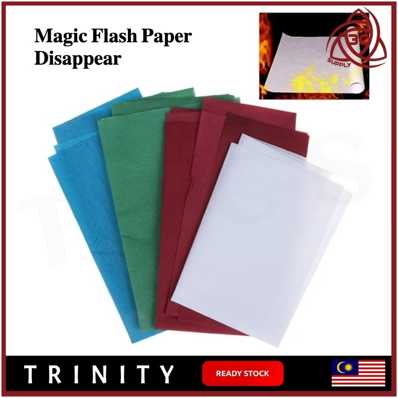 Colorful Flash Fire Magic Disappear Disappearing Paper Flash Flame ...