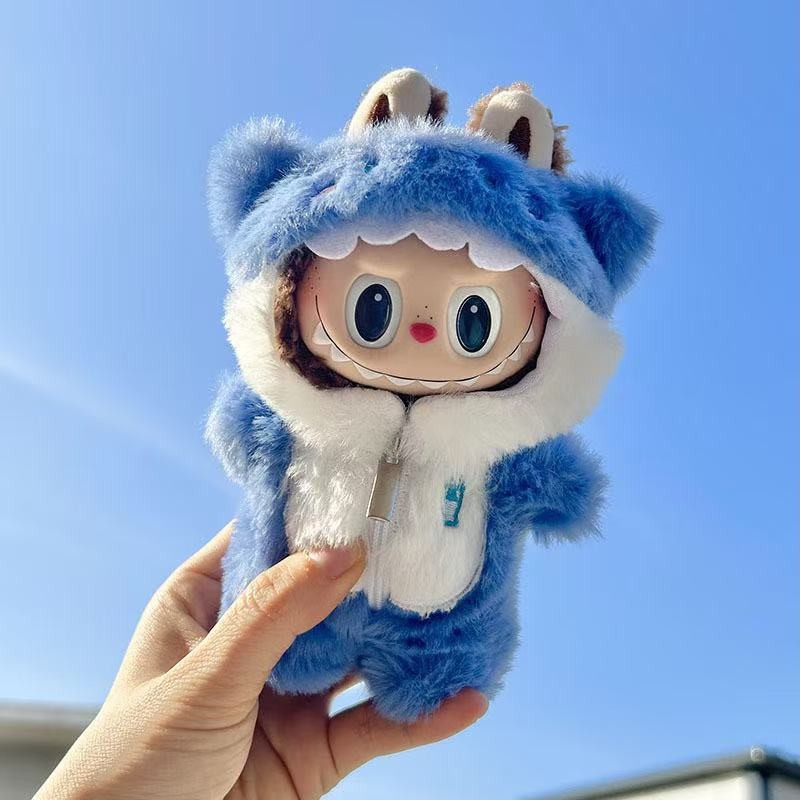 Top12-Clothes 17cm Labubu Mystery Box Ragdoll Clothes Pendant Cute ...