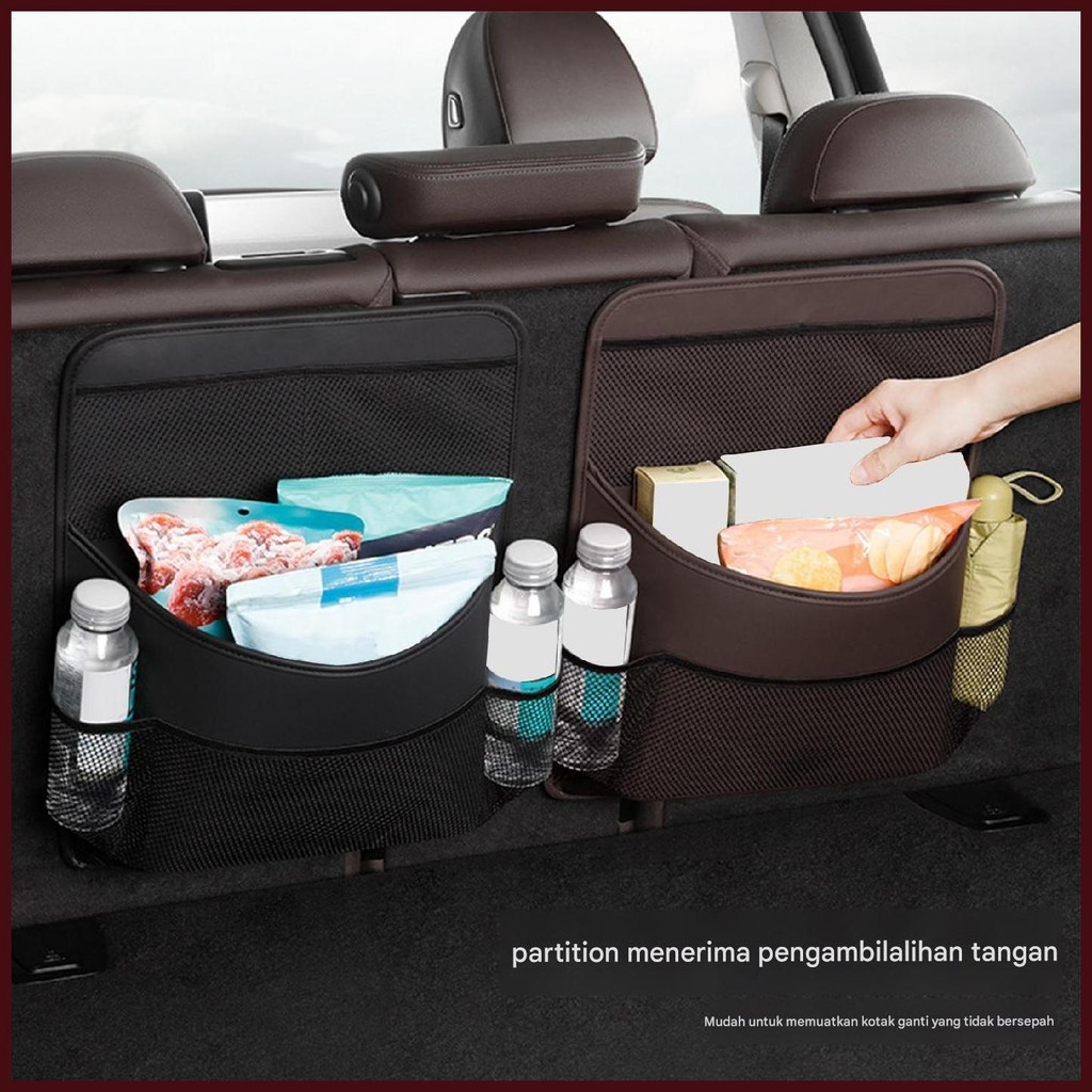 Trunk Seat Organizer Large Capacity Rear Seat Storage Back of Seat ...