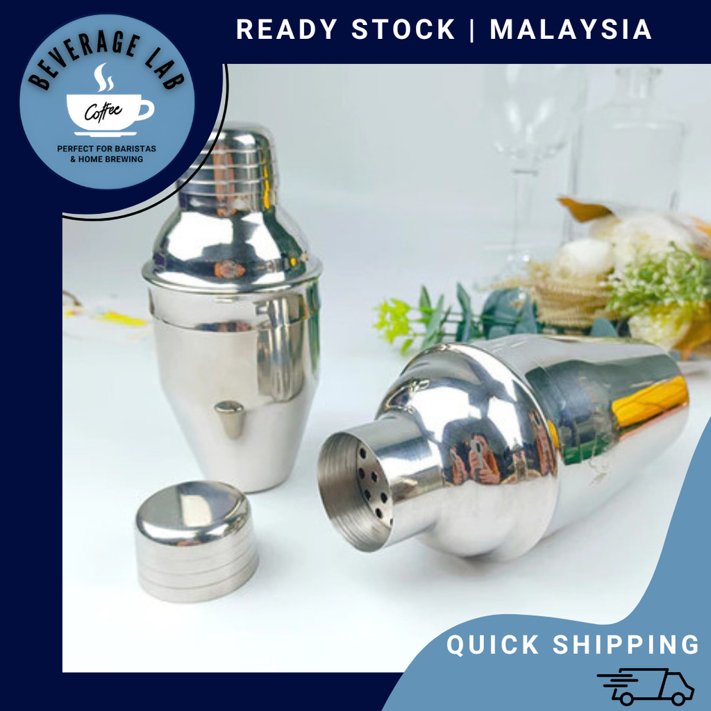 SS Shaker Stainless Steel Cocktail Shaker Bartender Tools Drink Mixer ...