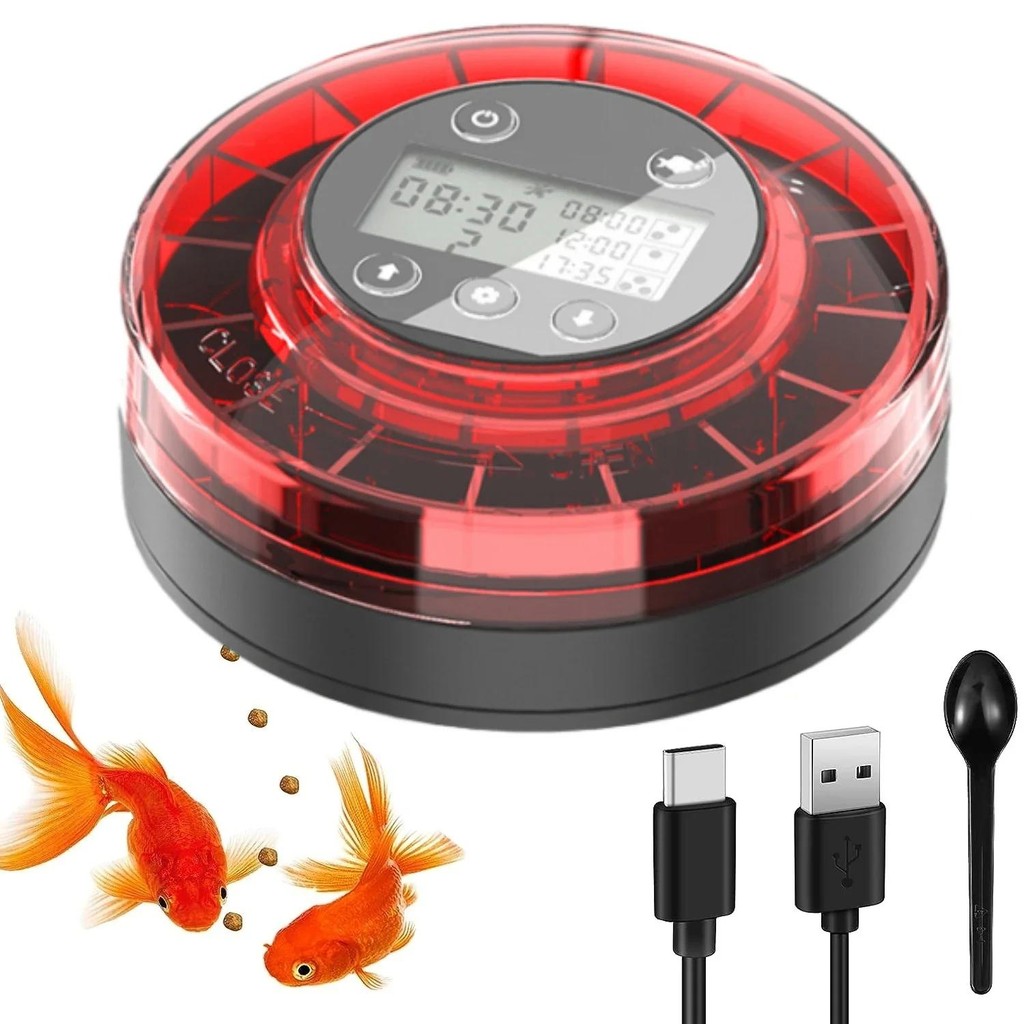 Automatic Fish Feeder For Aquarium Automatic Food Dispenser With Timer 