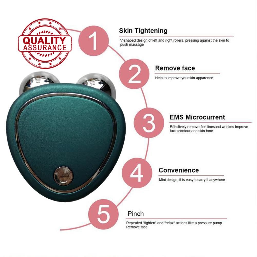 Micro Current Beauty Instrument Portable Face Massager Skin Facial ...