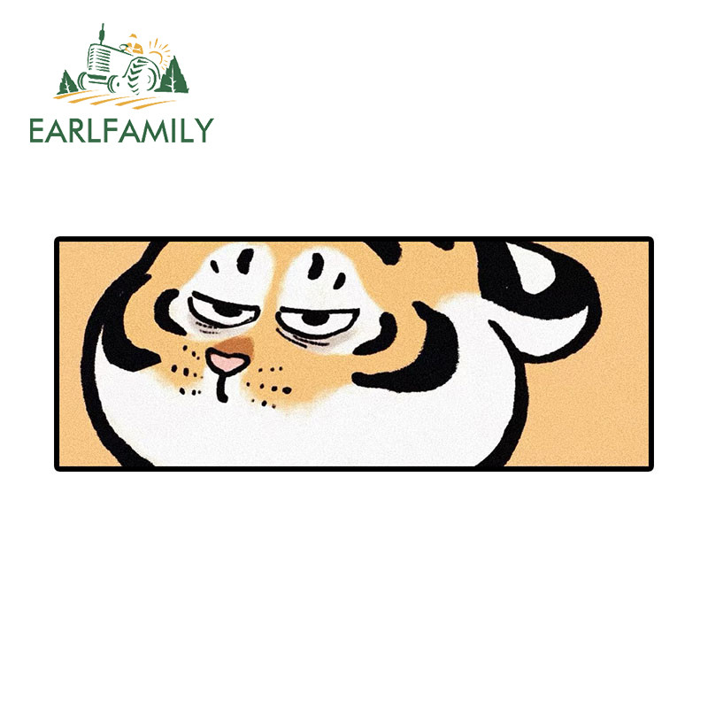 EARLFAMILY 13cm I'm Not A Fat Tiger Car Stickers Eye Slap Personality ...
