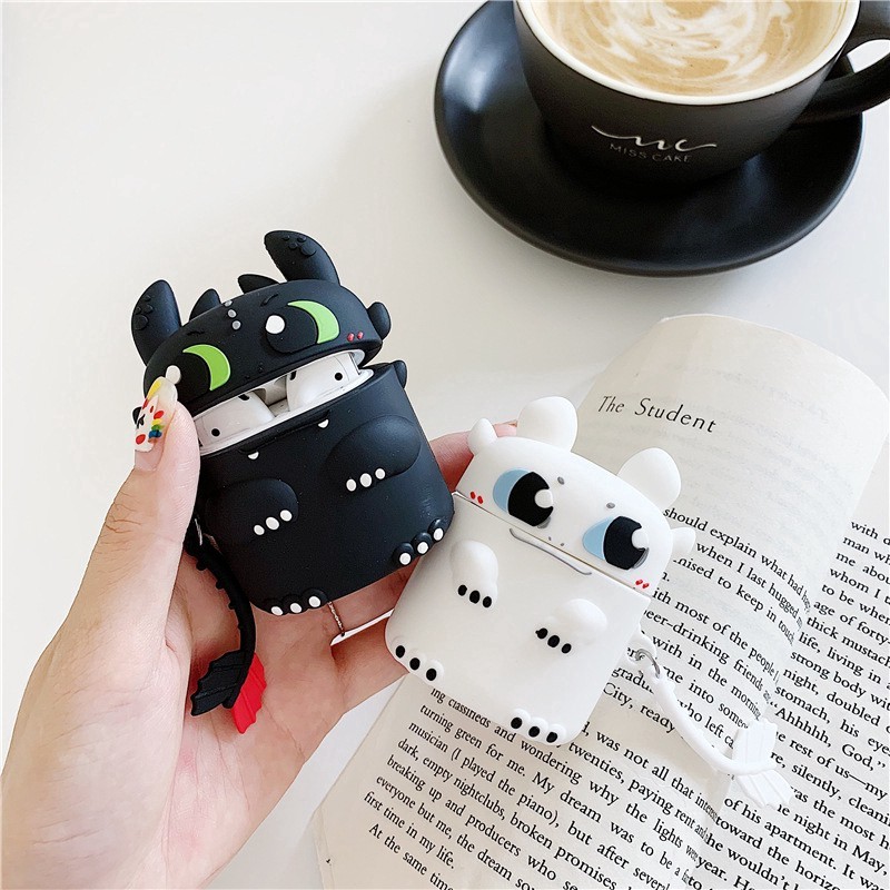 Airpods 4 case Cute cartoon Toothless for Airpods pro 2 1 2 pro 3 cover ...