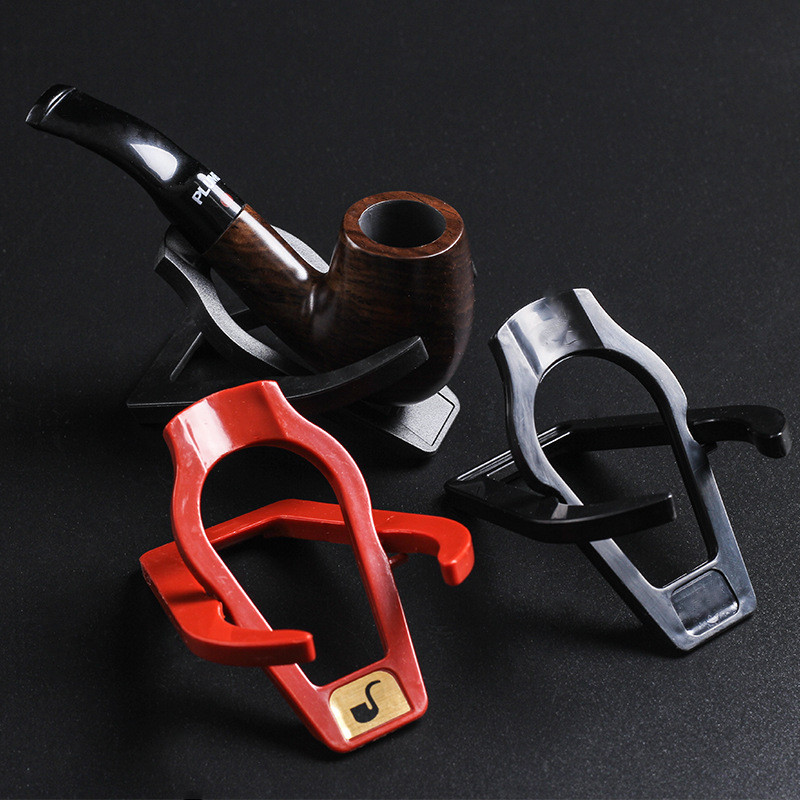Pipe Display Stand Red Plastic Folding Pipe Stand, Stand Holder ...