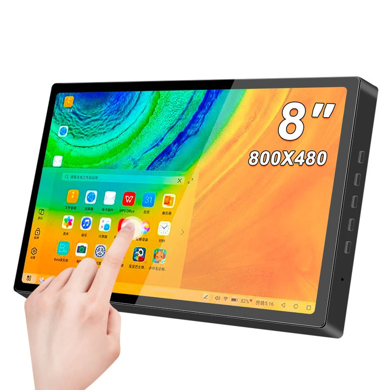 8 inch Portable Monitor 800*480 TFT touch screen LCD display for ...