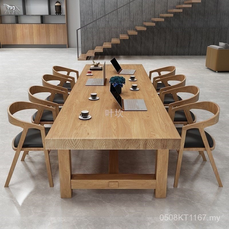 K Threshold 1loft Rectangular Solid Wood Conference Table Office Long ...