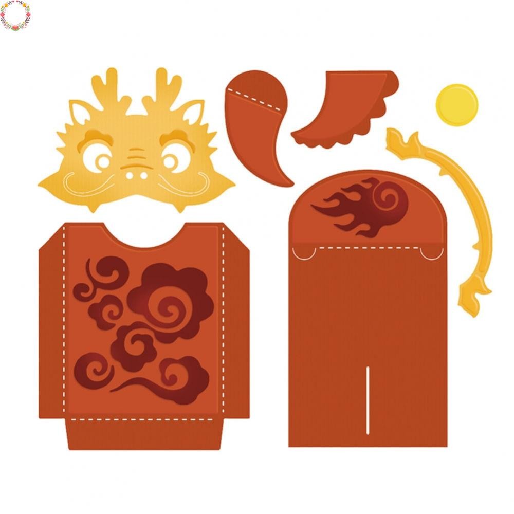 Chinese Dragon Red Packet Cutting Dies for Handmade Crafts High ...